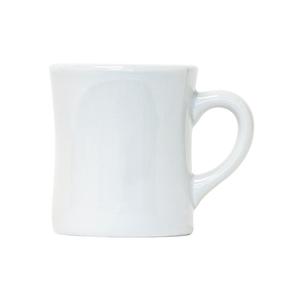 Tuxton China Inc DuraTux 9oz Porcelain White Diner Mug - 2dz - BPM-090B 