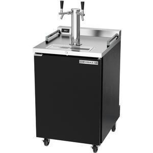 Beverage Air 24" Dual Zone 7.44 cu. ft. Black Wine & Beer Cooler - DZ24HC-1-B