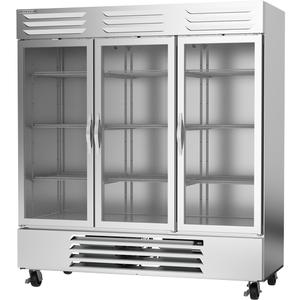 Beverage Air Vista® 75" 68.43 cu. ft. Three-Section Reach-In Freezer - FB72HC-1G