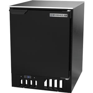 Beverage Air 24" Underbar Black Solid Door Glass Froster & Plater Chiller - FLG24HC-1-B