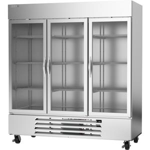 Beverage Air Horizon Series 68.43 cu. ft Glass Door Reach-in Freezer - HBF72HC-1-G