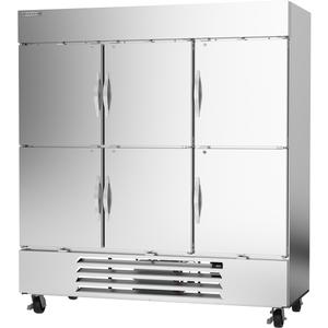 Beverage Air Horizon Series 68.43 cu. ft. Three-Section Freezer - HBF72HC-1-HS