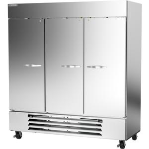 Beverage Air Horizon Series 75" Dual Temp Reach-In Refrigerator/Freezer - HBRF72HC-1-B