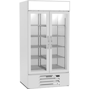 beverage-air MarketMax 35.08cuft White Glass Door Freezer Merchandiser - MMF35HC-1-W 