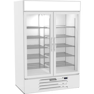 beverage-air MarketMax™ 46.2cuft White Glass Door Freezer Merchandiser - MMF49HC-1-W 