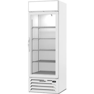 beverage-air MarketMax™ 27.25in White Glass Door Refrigerator Merchandiser - MMR19HC-1-W 