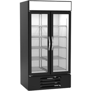 beverage-air MarketMax™ 39.5in Black Glass Door Refrigerator Merchandiser - MMR35HC-1-B 