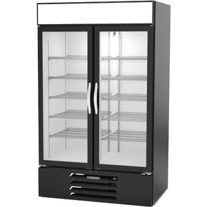 beverage-air MarketMax™ 47in Black Glass Door Refrigerated Merchandiser - MMR44HC-1-B-IQ 