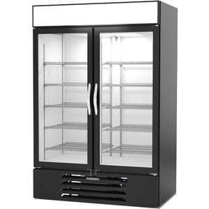 Beverage Air MarketMax 46 cuft Black Glass Door Refrigerated Merchandiser - MMR49HC-1-B-IQ