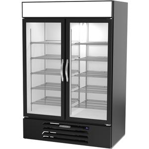 beverage-air MarketMax™ 52in Black Glass Door Wine Cooler Merchandiser - MMR49HC-1-B-WINE 