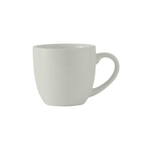 Tuxton China Inc DuraTux 12 oz. White Ceramic Milano Mug - 2 Doz - BWM-120A