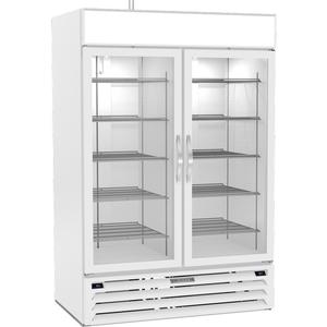 beverage-air MarketMax™ 52in White Glass Door Dual-Temp Merchandiser - MMRR49HC-1-A-WW 