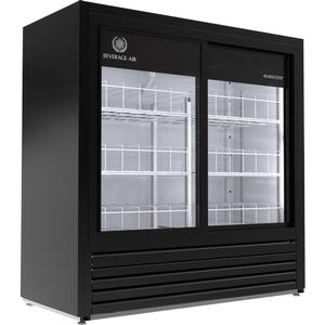 beverage-air Marketeer™ 47.25in Black Reach-In Refrigerated Merchandiser - MT41-48-1-SDB 