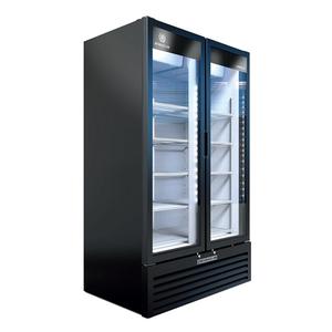 beverage-air Marketeer™ 47.1in Black Reach-In Refrigerated Merchandiser - MT49-1B 