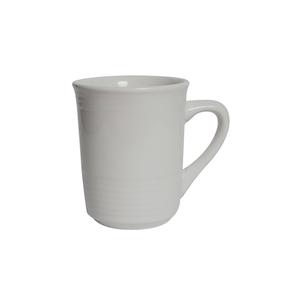 Tuxton China Inc Concentrix 8 oz. White Ceramic Gala Mug - 2 Doz - CWM-085