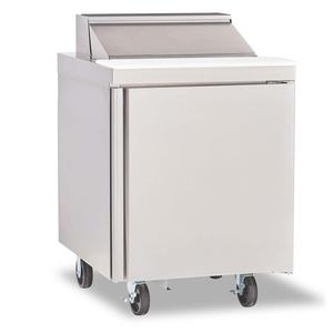 Delfield 27" One-Section 8 Pan Sandwich Prep Refrigerator - 4427NP-8