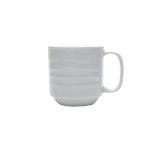 Tuxton China Inc Sandbar 12-1/2oz Porcelain White Mug - 2dz - GDP-150 