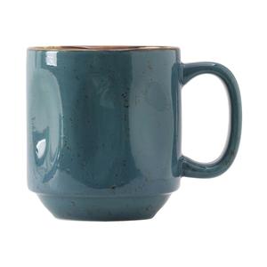 Tuxton China Inc Artisan Geode 12 oz. Azure Porcelain Yukon Mug - 2 Doz - GGE-150