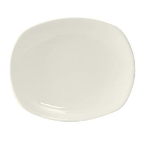 Tuxton China Inc Napa 6" x 5" Pearl White Oval Ceramic Plate - 2 Doz - AAU-002