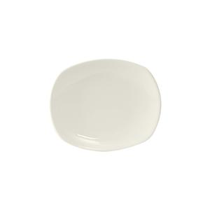 Tuxton China Inc Napa 7-1/8" x 6-1/8" Pearl White Oval Ceramic Plate - 2 Doz - AAU-003