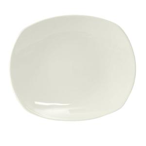 Tuxton China Inc Napa 8-1/8" x 6-7/8" Pearl White Oval Ceramic Plate - 2 Doz - AAU-004