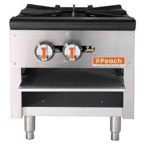 Peach Foodservice PSB-1 Natural Gas 1 Burner Stock Pot Stove - 76k BTU