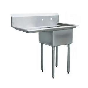 Peach Foodservice PE-1C-181812-18L Single Compartment 18"x18" Stainless Steel Sink