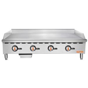 Peach Foodservice PTG-48-HD Heavy Duty 48" Countertop Thermostatic Griddle w/ 1" Plate