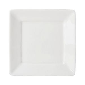 Tuxton China Inc Napa 6in x 6in Pearl White Square Ceramic Plate - 2dz - ABU-002 