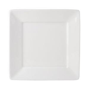 Tuxton China Inc Napa 8-1/2" x 8-1/2" Pearl White Square Ceramic Plate - 1 Dz - ABU-004