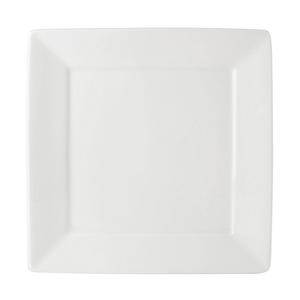 Tuxton China Inc Napa 10-1/8in x 10-1/8in Pearl White Square Plate - 1dz - ABU-006 