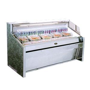 Marc Refrigeration 72.5" Open Display Spot Merchandiser w/ Night Shades - SPOD-6S/C