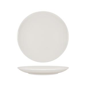 Tuxton China Inc Midtown 9.625" Diameter Pearl White Ceramic Plate - 2 Doz - ACU-006