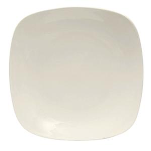 Tuxton China Inc AlumaTux 11-1/8in Pearl White Square Ceramic Plate - 1dz - AMU-500 
