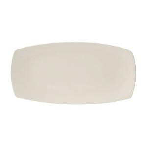 Tuxton China Inc Napa 14" L x 8" W Pearl White Rectangular Plate - 1 Doz - AMU-553