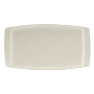 Tuxton China Inc AlumaTux 13-3/4" L Pearl White Rectangular Plate - 1 Doz - AMU-556
