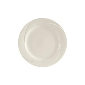 Tuxton China Inc San Marino 8-1/8in Pearl White Round Wide Rim Plate - 2dz - ASU-004 