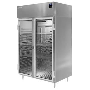 Delfield 41.5 Cu. ft Two-Section Glass Door Reach-In Refrigerator - 6051XL-G