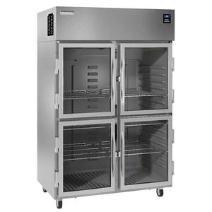 Delfield 41.5 Cu.ft Two-Section Glass Half Door Reach-In Refrigerator - 6051XL-GH