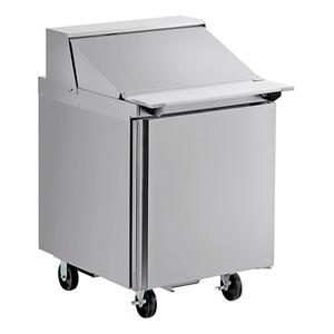 Delfield D4427NP-8 27in One-Section 8 Pan Sandwich Prep Table Refrigerator 
