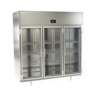 Delfield DSLF3-G 68.3cuft Three-Section Glass Door Reach-In Freezer 