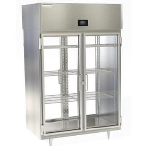Delfield DSLHPT2-G 46.5 cu. ft. Two-Section Pass-Thru Heated Cabinet