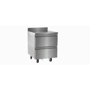 Delfield 27" One-Section 2 Drawer Stainless Steel Work Top Freezer - STD4527NP