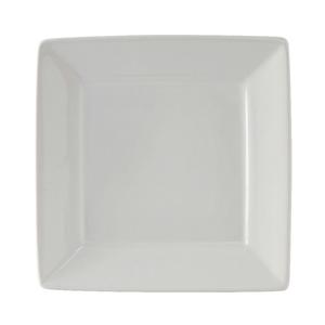 Tuxton China Inc DuraTux 8-1/2in Square White Ceramic Plate - 1dz - BWH-0845 