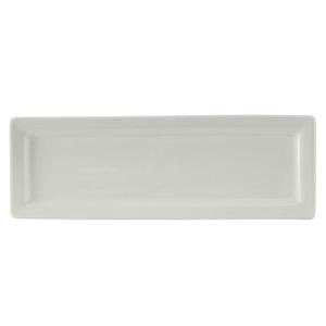 Tuxton China Inc DuraTux 16" x 5-1/2" White Ceramic Plate - 1 Doz - BWH-1603