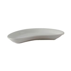 Tuxton China Inc DuraTux 8-3/4in x 4-1/8in White Ceramic Crescent Plate - 1dz - BWZ-0862 