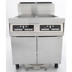 Frymaster 2FPRG50T PowerRunner (2) 50lb. Vat Gas Tube Fryer w/ Filtration