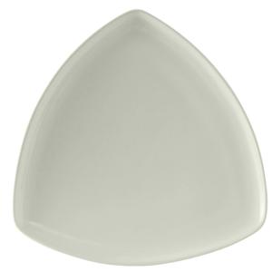 Tuxton China Inc DuraTux 11-7/8" White Ceramic Triangular Plate - 1 Doz - BWZ-1177