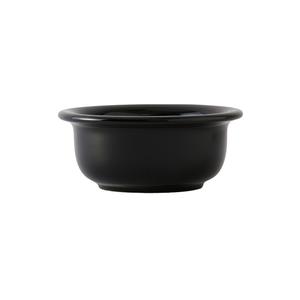 Tuxton China Inc DuraTux 14oz Black Ceramic Pot Pie Dish - 1dz - BBB-1409 