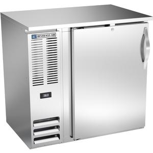 beverage-air 36"Stainless Steel Slid Door Back Bar Cabinet with LED Lights - BBN36HC-S 